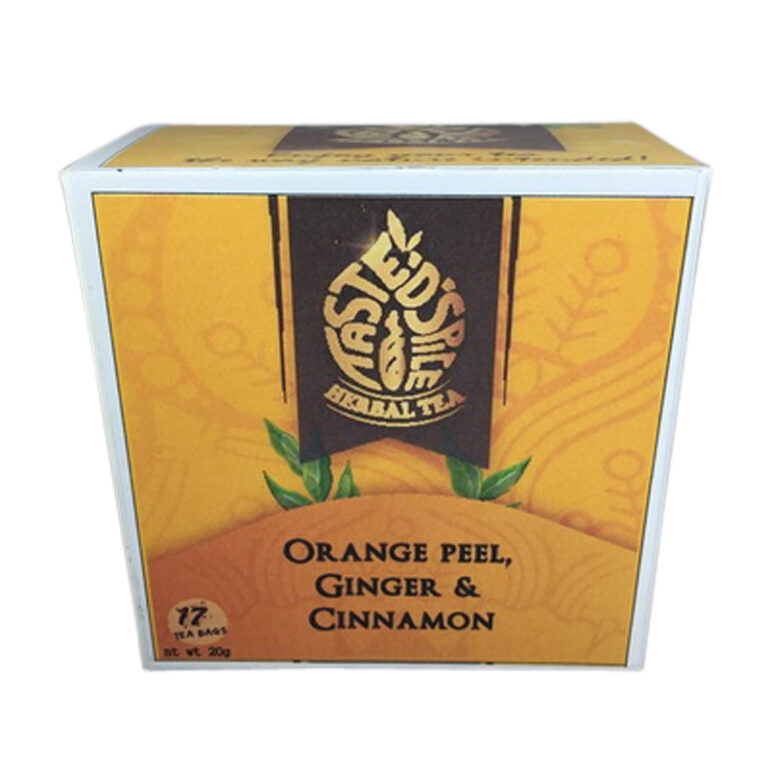 Orange Peel + Ginger + Cinnamon Tea Tri Island Chocolate